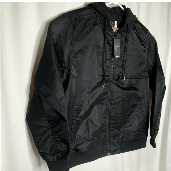 Original Use Mens Nylon Bomber Jacket Hooded Med - Picture 6 of 12